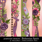 Bohemian Spirit Borders-$1.99 (Jumpstart Designs)