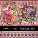 Bohemian Spirit ADD ON Embellishment Pack-$2.99 (Jumpstart Designs)