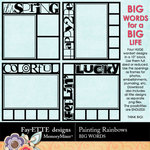 Painting Rainbows Big Words-$2.99 (Ettes and Company by Fayette)