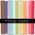 Painting Rainbows Solid Paper-$2.99 (Ettes and Company by Fayette)
