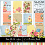 Every Bloomin Thing Journal Cards-$1.99 (Ettes and Company by Fayette)