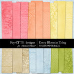 Every Bloomin Thing Solid Paper-$2.99 (Ettes and Company by Fayette)