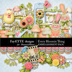 Every Bloomin Thing Embellishment-$3.49 (Ettes and Company by Fayette)