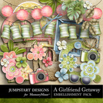 Girlfriend Getaway ADD ON Embellishment Pack-$2.99 (Jumpstart Designs)
