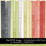 A Little Junk in My Trunk Paper Pack 2-$2.99 (Ettes and Company by Fayette)