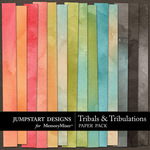 Tribals and Tribulations Paper Pack-$3.49 (Jumpstart Designs)