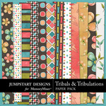 Tribals and Tribulations Patterned Paper Pack-$3.49 (Jumpstart Designs)