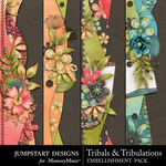 Tribals and Tribulations Borders-$2.49 (Jumpstart Designs)