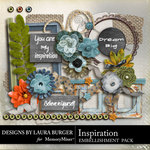 Inspiration Embellishment Pack-$3.49 (Laura Burger)