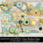 One Perfect Day Embellishment Pack-$3.49 (Laura Burger)