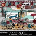 All Boy Embellishment Pack-$3.49 (Laura Burger)