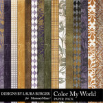 Color My World Paper Pack-$3.49 (Laura Burger)