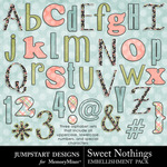 Sweet Nothings JD Alpha Pack-$2.49 (Jumpstart Designs)