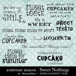 Sweet Nothings JD WordArt-$2.49 (Jumpstart Designs)