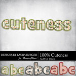 Cuteness Alpha Pack-$2.49 (Laura Burger)