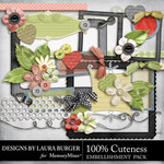 Cuteness Embellishment Pack-$3.49 (Laura Burger)