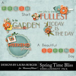 Spring Time Bliss WordArt-$2.49 (Laura Burger)