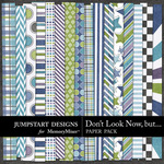Dont Look Now But Paper Pack-$3.49 (Jumpstart Designs)
