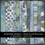 Dont Look Now But Grunge Paper Pack-$3.49 (Jumpstart Designs)