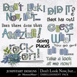 Dont Look Now But Titles-$2.49 (Jumpstart Designs)