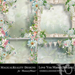 Love You Mama Borders-$1.99 (MagicalReality Designs)
