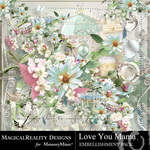 Love You Mama Embellishment Pack-$3.49 (MagicalReality Designs)