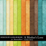 A Mothers Love Solid Paper Pack-$3.49 (Laura Burger)