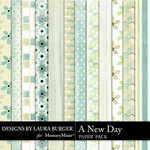A New Day Patterned Paper Pack-$3.49 (Laura Burger)