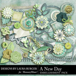 A New Day Embellishment Pack-$3.49 (Laura Burger)
