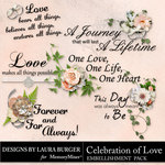 Celebration of Love WordArt-$2.49 (Laura Burger)