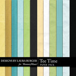 Tee Time Solid Paper Pack-$3.49 (Laura Burger)