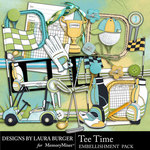 Tee Time Embellishment Pack-$3.49 (Laura Burger)