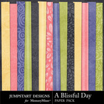A Blissful Day Basics Paper Pack-$3.49 (Jumpstart Designs)
