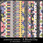 A Blissful Day Patterned Paper Pack-$3.49 (Jumpstart Designs)