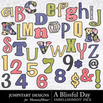 A Blissful Day Alpha Pack-$3.74 (Jumpstart Designs)