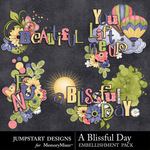 A Blissful Day Titles-$2.49 (Jumpstart Designs)