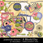 A Blissful Day Add On Embellishment Pack-$2.99 (Jumpstart Designs)