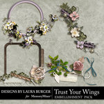 Trust Your Wings Clusters-$2.49 (Laura Burger)