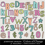 Colors of Change Alpha Pack-$2.99 (Jumpstart Designs)