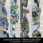 Driven Like Dad Borders-$1.75 (Jumpstart Designs)