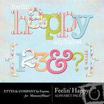 Feelin Happy Alphabet Pack-$1.00 (Ettes and Company by Fayette)