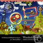 Wonderful World Embelllishment Pack FE-$3.50 (Ettes and Company by Fayette)