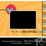 My Favorite Recipes QuickMix-$4.99 (Ettes and Company by Fayette)
