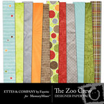 The Zoo Crew Paper Pack-$3.99 (Ettes and Company by Fayette)