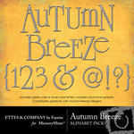 Autumn Breeze Alphabet Pack-$1.00 (Ettes and Company by Fayette)