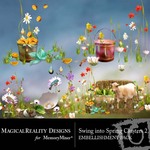 Swing into Spring Cluster Embellishment Pack 2-$1.49 (MagicalReality Designs)