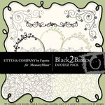 Black 2 Basics Doodle Pack-$1.49 (Ettes and Company by Fayette)