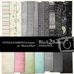 Black 2 Basics Paper Pack-$3.99 (Ettes and Company by Fayette)