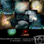 Flying to the Moon PART 1 Paper Pack 1-$3.99 (MagicalReality Designs)