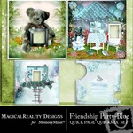 Friendship Party Quick Page QuickMix Blue-$3.49 (MagicalReality Designs)